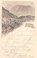 Souvenir De Salvan - 1900 Litho - Salvan