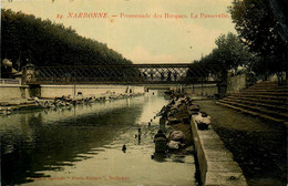 Narbonne * La Promenade Des Barques * Lavoir Laveuses * La Passerelle - Narbonne