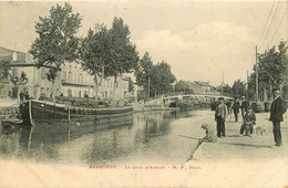 Narbonne * Le Quai D'alsace * Péniche Batellerie * Pêche à La Ligne Pêcheur - Narbonne