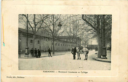 Narbonne * Le Boulevard Condorcet Et Le Collège * école - Narbonne