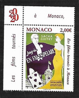 Monaco 2020 - Yv N° 3250 ** - Les Films Tournés à Monaco (Le Roman D’un Tricheur) - Ongebruikt