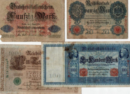 LOTTO BANCONOTE  EUROPA - GERMANIA-   CIRCOLATE - Kiloware - Banknoten