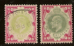 INGLATERRA YVERT 117* Mh Y 117A (º)  1 Chelin Carmín 1902/1910  NL337 - Ungebraucht