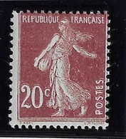 France N°139 - Variété Impression En Relief - Neuf * Avec Charnière - TB - Ungebraucht