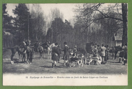 CPA - YVELINES - SAINT LÉGER EN YVELINES - ÉQUIPAGE DE BONNELLES - RENDEZ-VOUS EN FORET - Belle Animation De Chasse - St. Leger En Yvelines