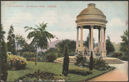 The Fountain, Roundhay Park, Leeds, Yorkshire, 1910 - Blum & Degen Postcard - Leeds