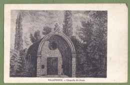 CPA Très Rare - YVELINES - VILLEPREUX - DESSIN DE LA CHAPELLE DE SAINT JOUIN - édition A. Breger Frères - Villepreux