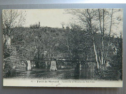 FORET DE MERVENT                         PASSERELLE ET MOULIN DU PRE VERO - Saint Hilaire Des Loges