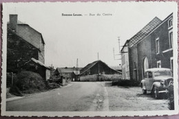 Somme-Leuze Rue Du Centre - Met Auto - Oltimer - Gelopen - Somme-Leuze