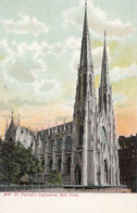 New York - St. Patrick's Cathedral - Simple Back - Souvenir Post Card No. 2038 - Unused - VG Condition - 2 Scans - Églises