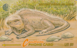 ISLAS VIRGENES BRITANICAS. BVI Wild Life - Iguana (DUMMY). 1994. 19CBVA (DUMMY). (877) - Jungferninseln (Virgin I.)