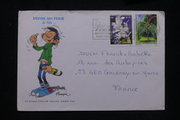 NOUVELLE CALÉDONIE - Enveloppe Illustrée Gaston Lagaffe De Nouméa Pour La France  - L 93663 - Covers & Documents