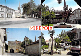 09 - MIREPOIX : Multivues ( Automobiles 203 Cabriolet 404 Peugeot )  CPSM CPM Grand Format - Ariège - Mirepoix