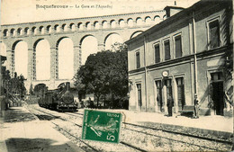 Aix En Provence * Ventabren * Roquefavour * La Gare * Ligne Chemin De Fer * Train Locomotive * Aqueduc Pont - Aix En Provence