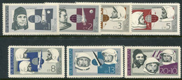 BULGARIA 1966 Soviet Cosmonauts MNH / **.  Michel 1647-53 - Neufs