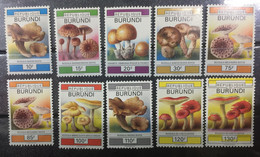 BURUNDI 2007 MNH STAMP ON RUSSULA MELEAGRIS BUYCK SET OF 10 - Unused Stamps