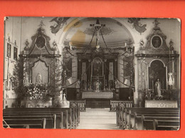 ZLK-06 Les Breuleux  Franches Montagnes. Intérieur De L'Eglise. Circulé 1933 . W.M. Petite Tache Et Pli Angle - Les Breuleux
