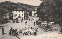 Italie Cortemilia - Piazza Savona - Ecrite En 1907  Trés Belle Animation - Andere Steden