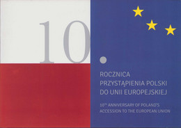 POLAND 2014 Mini Booklet, 100th Anniversary Of Poland's Accession To The European Union EU, UE, FDC + Stamp MNH ** - Booklets