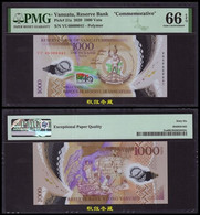 Vanuatu 1000 Vatu (2020), Commemorative, Polymer,folder,Low Number #41, PMG66 - Vanuatu