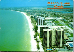 8678 - USA - Florida , Marco Island , Strand , Caxambas Pass - Gelaufen 1991 - Naples