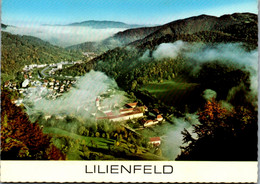 8698 - Niederösterreich - Lilienfeld , Herbstmorgen , Zisterzienserstift , Panorama - Gelaufen 1977 - Lilienfeld