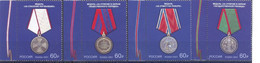 2021. Russia, Medals Of Russia, 4v, Mint/** - Ongebruikt