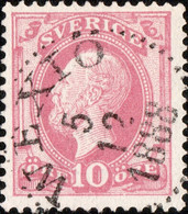 SUÈDE / SWEDEN / SVERIGE - 1888 - " WEXIÖ " Date Stamp On Mi.38 / Facit 45 - Usati