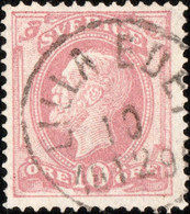 SUÈDE / SWEDEN / SVERIGE - 1890 - " LILLA EDET " Date Stamp On Mi.38 / Facit 45 - Usati