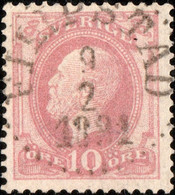 SUÈDE / SWEDEN / SVERIGE - 1891 - " FILIPSTAD " Date Stamp On Mi.38 / Facit 45 - Usati