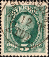 SUÈDE / SWEDEN / SVERIGE - 1891 - " STOCKHOLM / 2.TUR. " Ds On Mi.41a / Facit 52a - Gebraucht