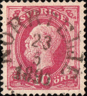 SUÈDE / SWEDEN / SVERIGE - 1891 - " NORRTELJE " Date Stamp On Mi.38 / Facit 45 - Gebraucht