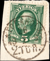 SUÈDE / SWEDEN / SVERIGE - 1893 - " STOCKHOLM / 2.TUR. " Ds On Mi.41a / Facit 52a - Gebruikt