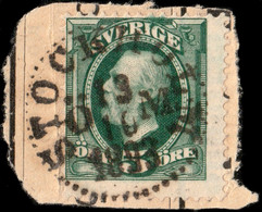 SUÈDE / SWEDEN / SVERIGE - 1893 - " STOCKHOLM ÖM " (Östermalm) Ds On Mi.41a / Facit 52a - Usati