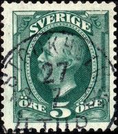 SUÈDE / SWEDEN / SVERIGE - 1896 - " STOCKHOLM 4.TUR.. " Ds On Mi.41a / Facit 52c - Gebraucht