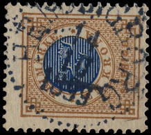 SUÈDE / SWEDEN / SVERIGE - 1899 - " HELSINGBORG " (Type 29) Cancel On Mi.37 1KR - Oblitérés