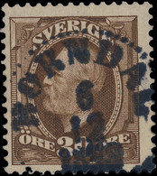 SUÈDE / SWEDEN / SVERIGE - 1898 - " HORNDAL" (Type 14) On Mi.47 30 öre Brun / Brown - Usados