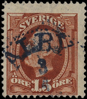 SUÈDE / SWEDEN / SVERIGE - 190? - " ALBY " (Type 14) On Mi.44 15 öre Brun / Brown - Oblitérés