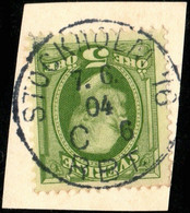 SUÈDE / SWEDEN / SVERIGE - 1904 - " STOCKHOLM 16 / C 6 / RBT." Ds On Mi.41b/Facit 52e - Gebraucht