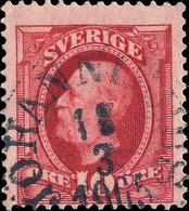 SUÈDE / SWEDEN / SVERIGE - 1905 - " JOHANNISHUS " (Type 14) On Mi.43 10 öre Rouge / Red - Oblitérés