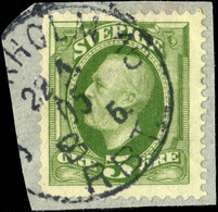 SUÈDE / SWEDEN / SVERIGE - 1905 - " STOCKHOLM 16 / B 5./ RBT." Ds On Mi.41b/Facit 52e - Usati