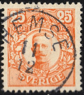 SUÈDE / SWEDEN / SVERIGE - 191? - " HEMSE " Ds On Facit 86 25ö Orange - Used Stamps