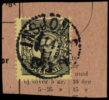 SUÈDE / SWEDEN / SVERIGE - 1913 - " INSJÖN P/K " Ds On Facit 77 / Mi.62 - Gebruikt