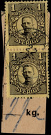 SUÈDE / SWEDEN / SVERIGE - 1914 - " YSTAD " Ds On Pair Facit 77 / Mi.62 - Usati