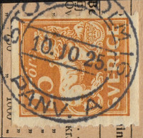 SUÈDE / SWEDEN / SVERIGE - 1925 - " STOCKHOLM 16 / PANV. A " Cds Mi.130 / Facit 147 - Gebruikt