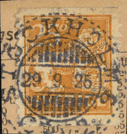 SUÈDE / SWEDEN / SVERIGE - 1925 - " STOCKHOLM 6 / CBV 2. " On Mi.130 / Facit 147 - Usados