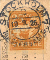 SUÈDE / SWEDEN / SVERIGE - 1926 - " STOCKHOLM 7 / 2 MÄSTERSAM.G " Cds Mi.130 / Facit 147 - Usati