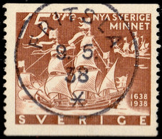 SUÈDE / SWEDEN / SVERIGE - 1938 - " FRITSLA " Ds On Facit 262A 15ö Brown - Gebruikt