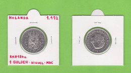 HOLANDA  1 GULDEN 1.972  NIQUEL   KM#184a   VF/MBC   DL-12.715 - Andere & Zonder Classificatie