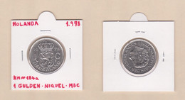 HOLANDA  1 GULDEN 1.978  NIQUEL   KM#184a   VF/MBC   T-DL-12.717 - Autres & Non Classés